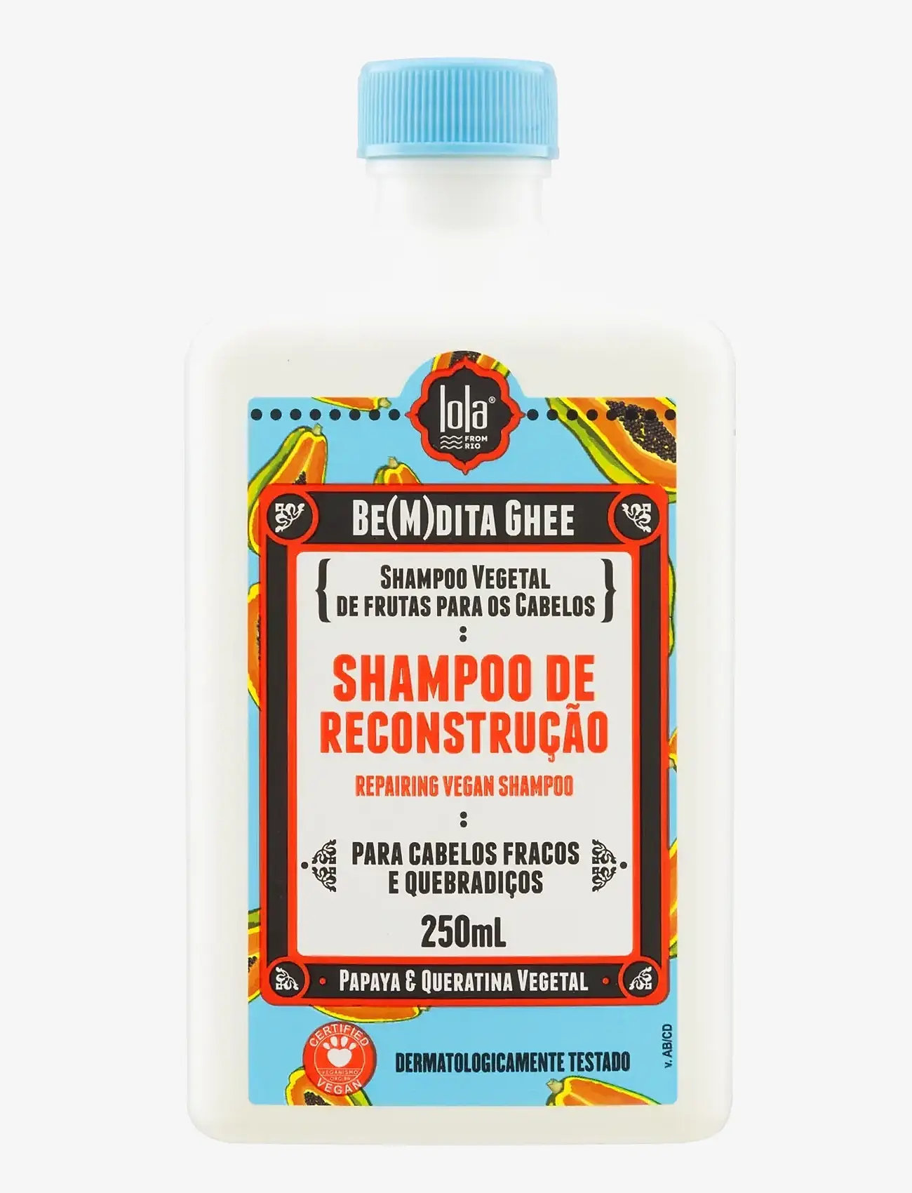 LOLA from RIO - LOLA BE(M)DITA GHEE - SCHAMPO RECONSTRUÇÃO PAPAYA E QUERATINA VEGETAL - shampoo - clear - 0