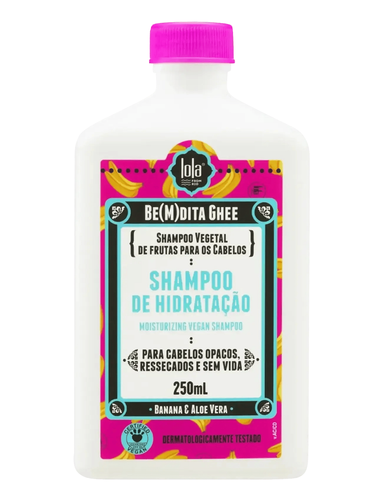 Fuktighetsgivende Sjampo Lola Cosmetics Ghee Banana 250 ml