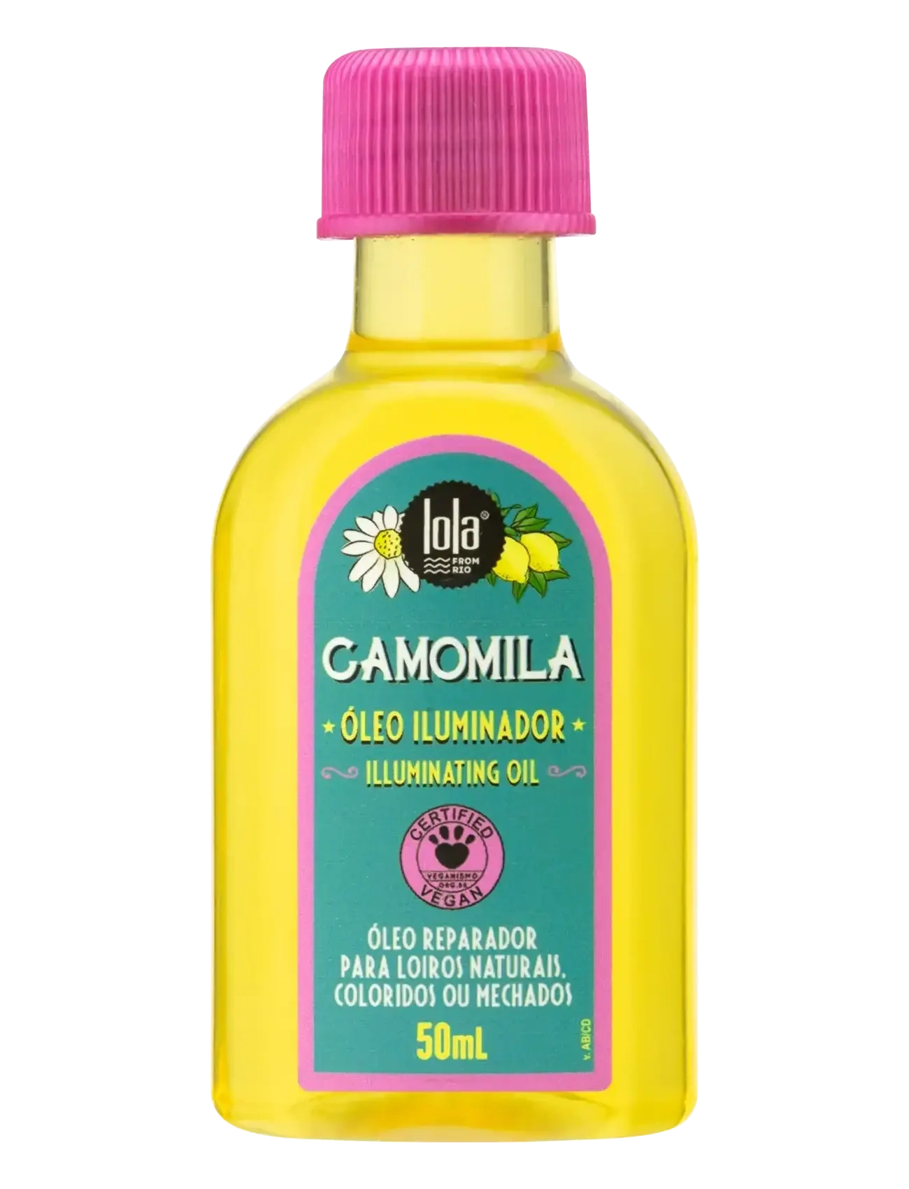 LOLA from RIO Lola Camomila Illuminating Oil, Hair Vinegar & Dressing Bottles, Nude, Str: 50 ML