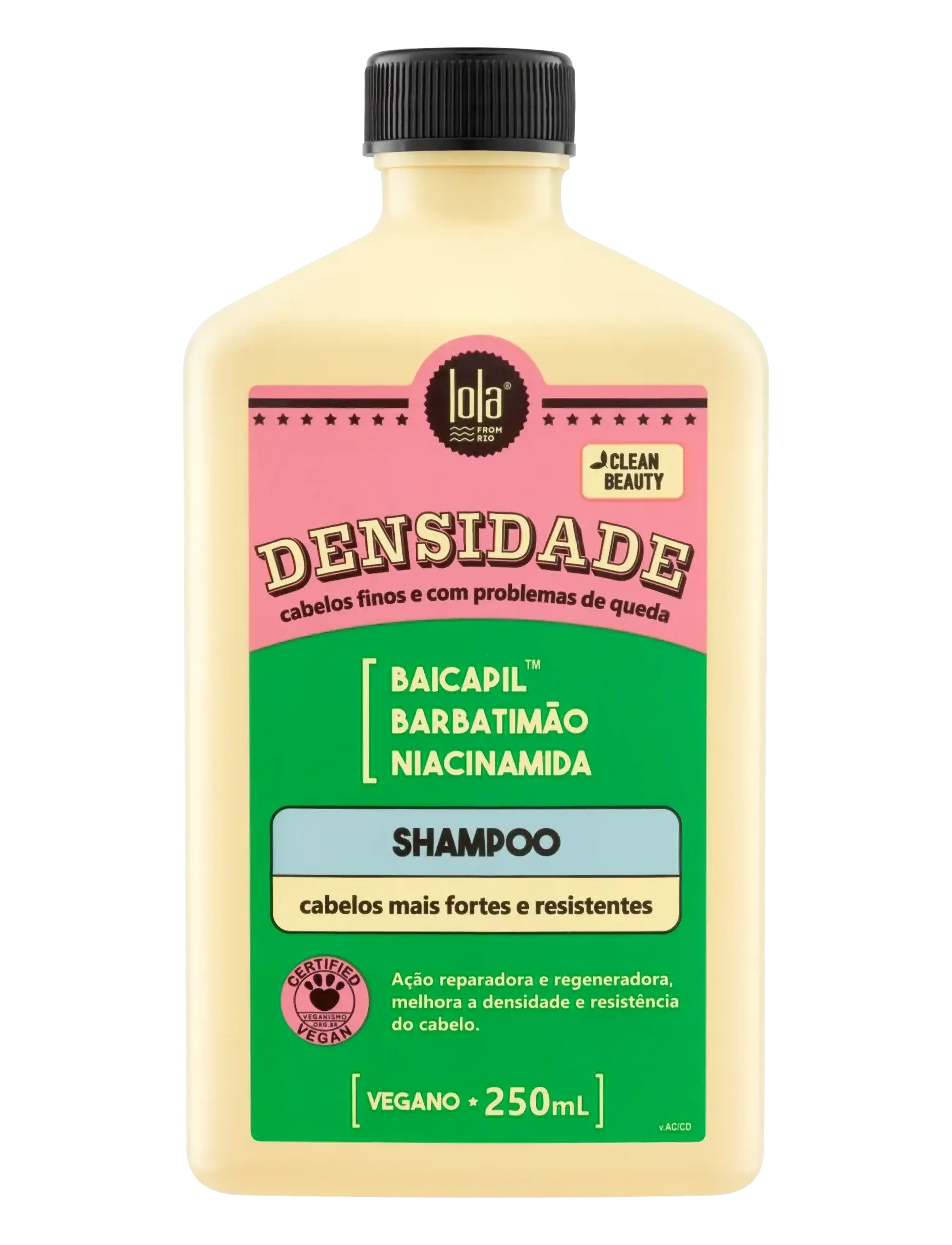 LOLA from RIO Lola Densidade- Repair Fine Schampo, Shampoo, Nude, Str: 250 ML
