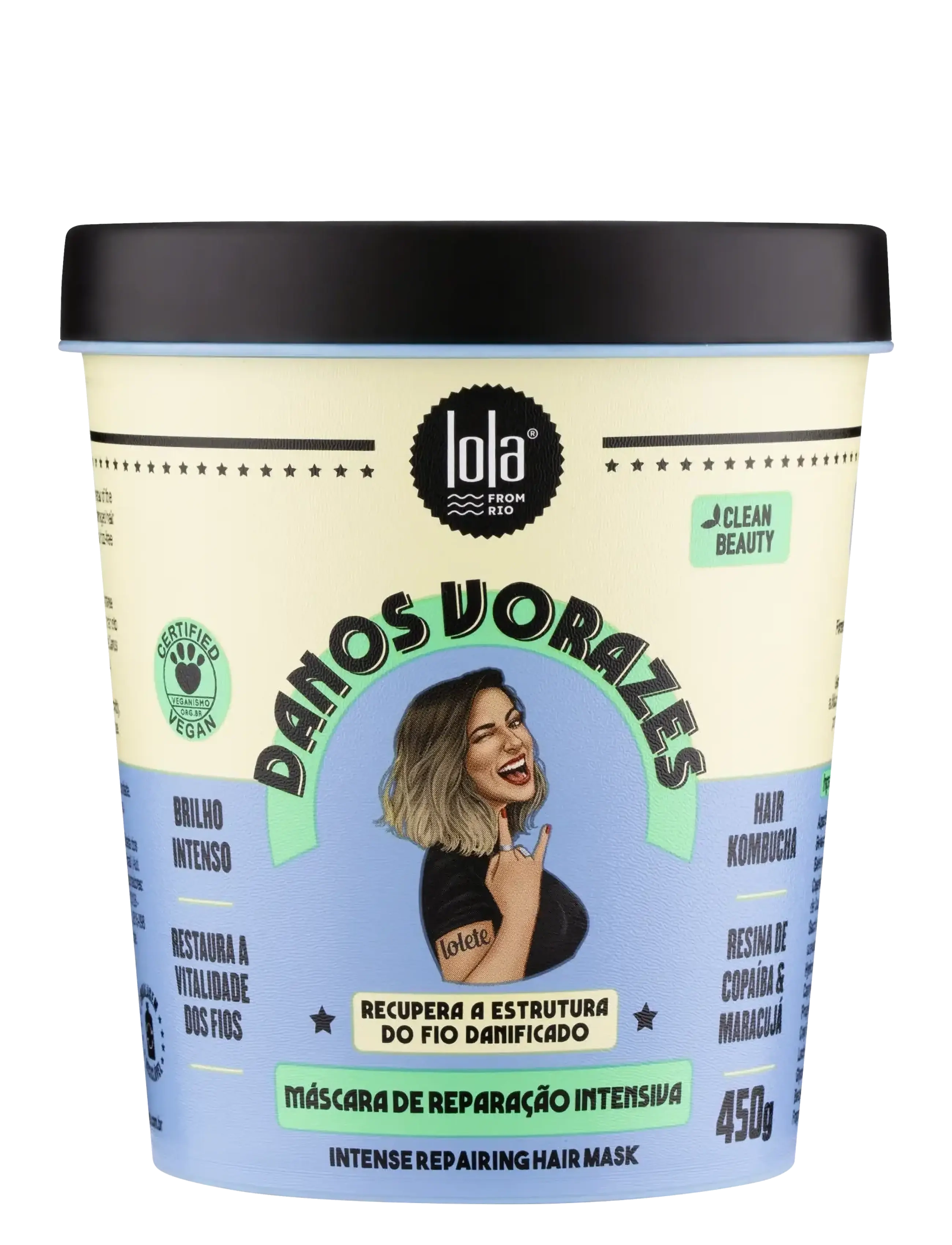 LOLA from RIO Lola Danos Vorazes Intensive Repair Mask, Hair Ansigtsmaske, Nude, Str: 450 G