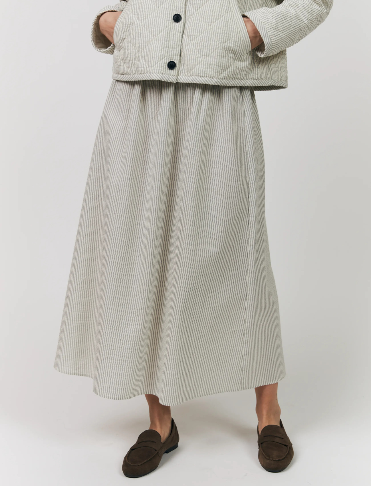 Lollys Laundry Islall Maxi Skirt - Cream - XS