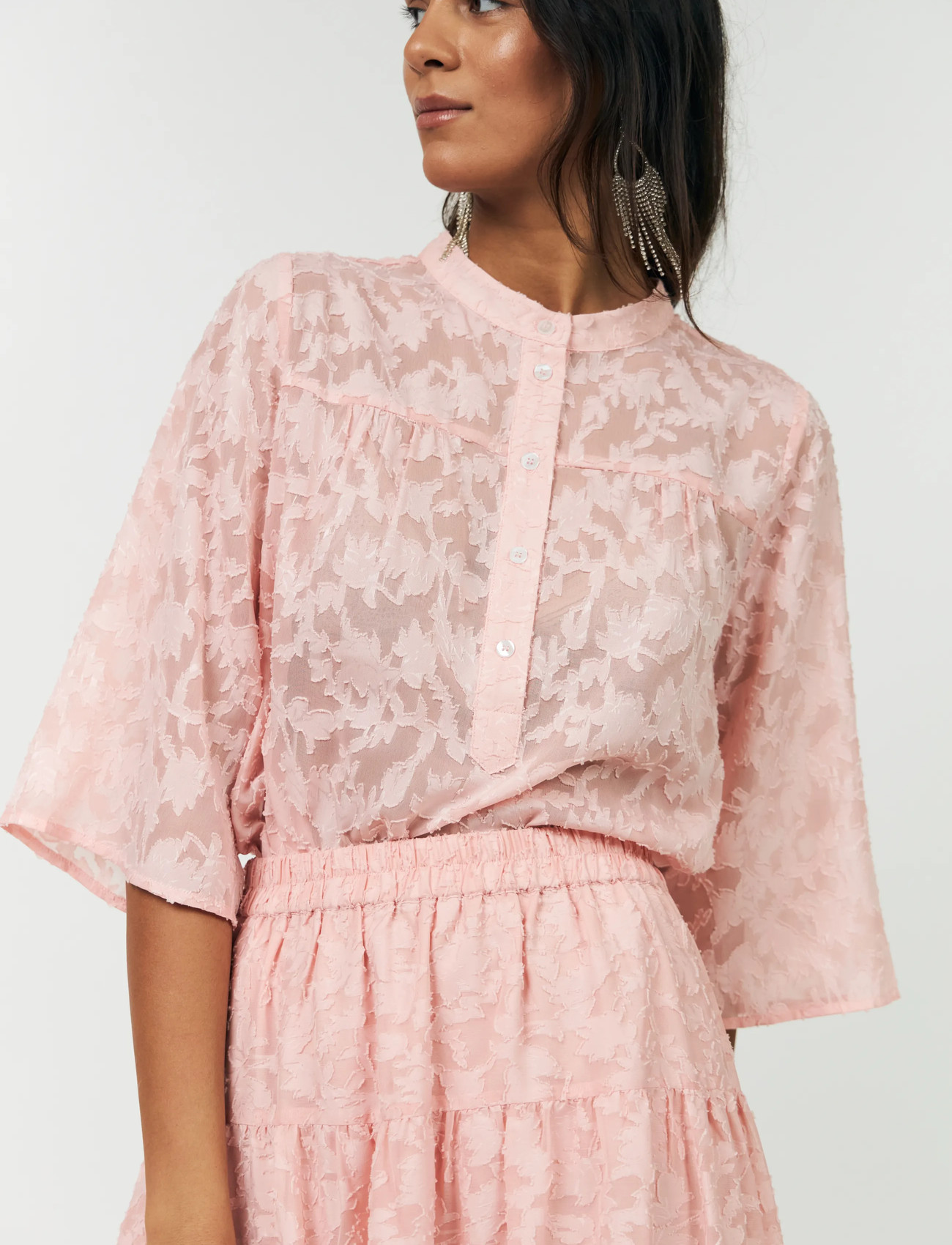 Lollys Laundry Louisell Blouse - Pink - S