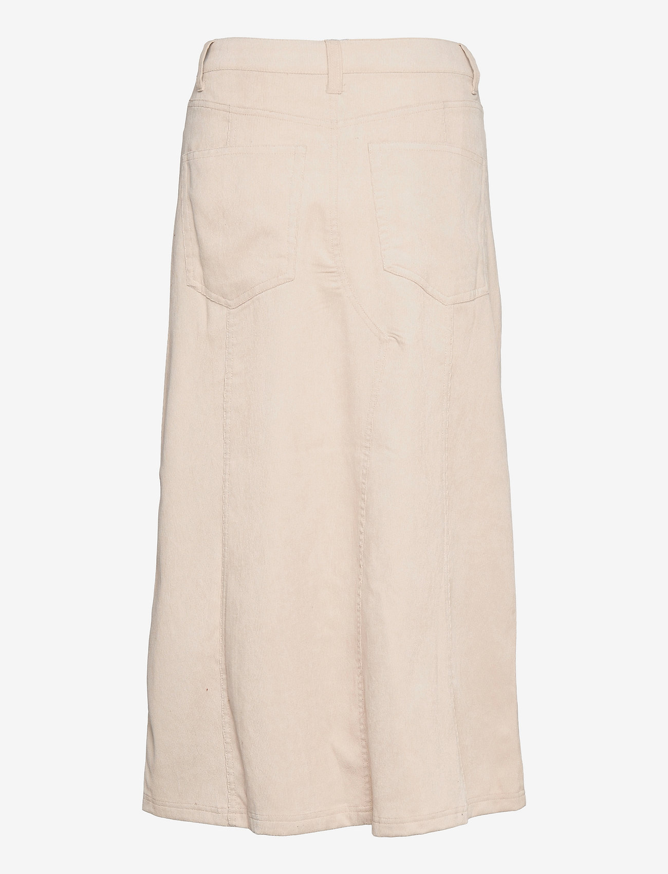 Lollys Laundry - Melina Skirt - midi kjolar - 02 creme - 1