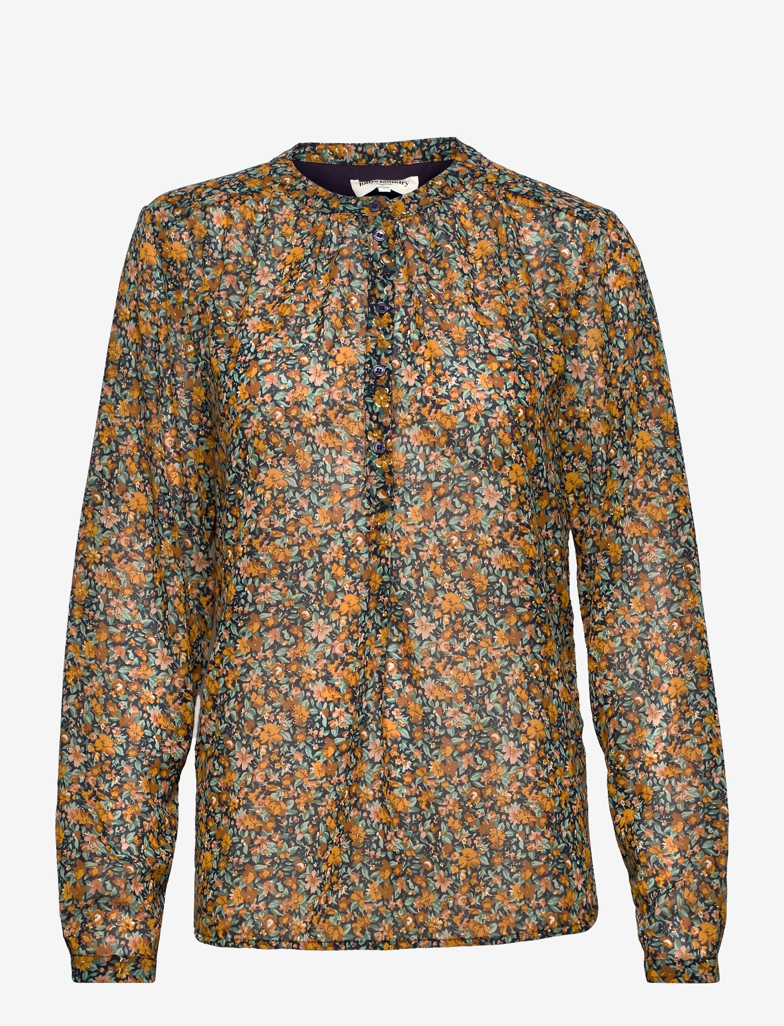 Lollys Laundry Singh Shirt - Bluser & Skjorter - 74 FLOWER PRINT / brown
