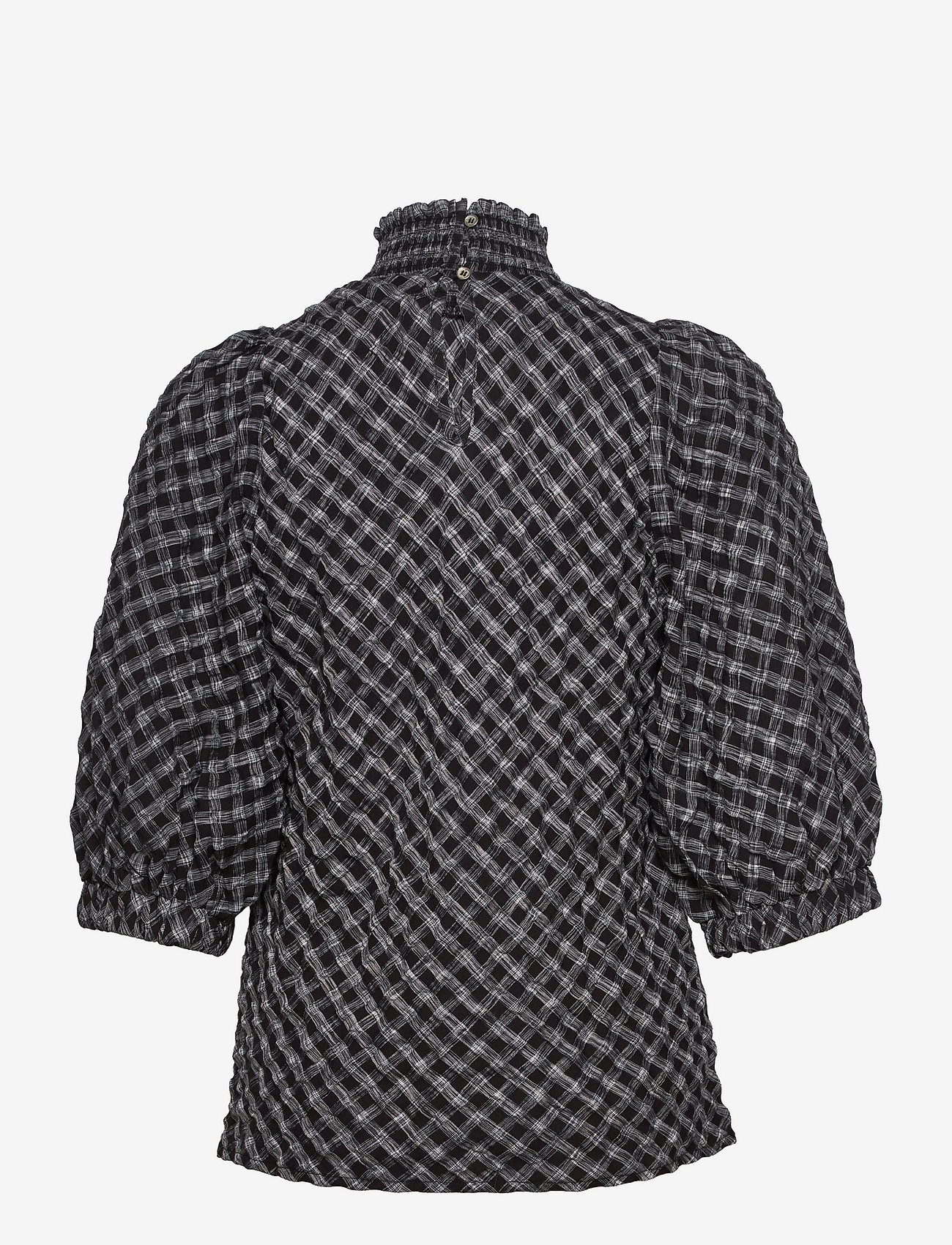 Lollys Laundry - Bobby Top - långärmade blusar - 79 check print - 1