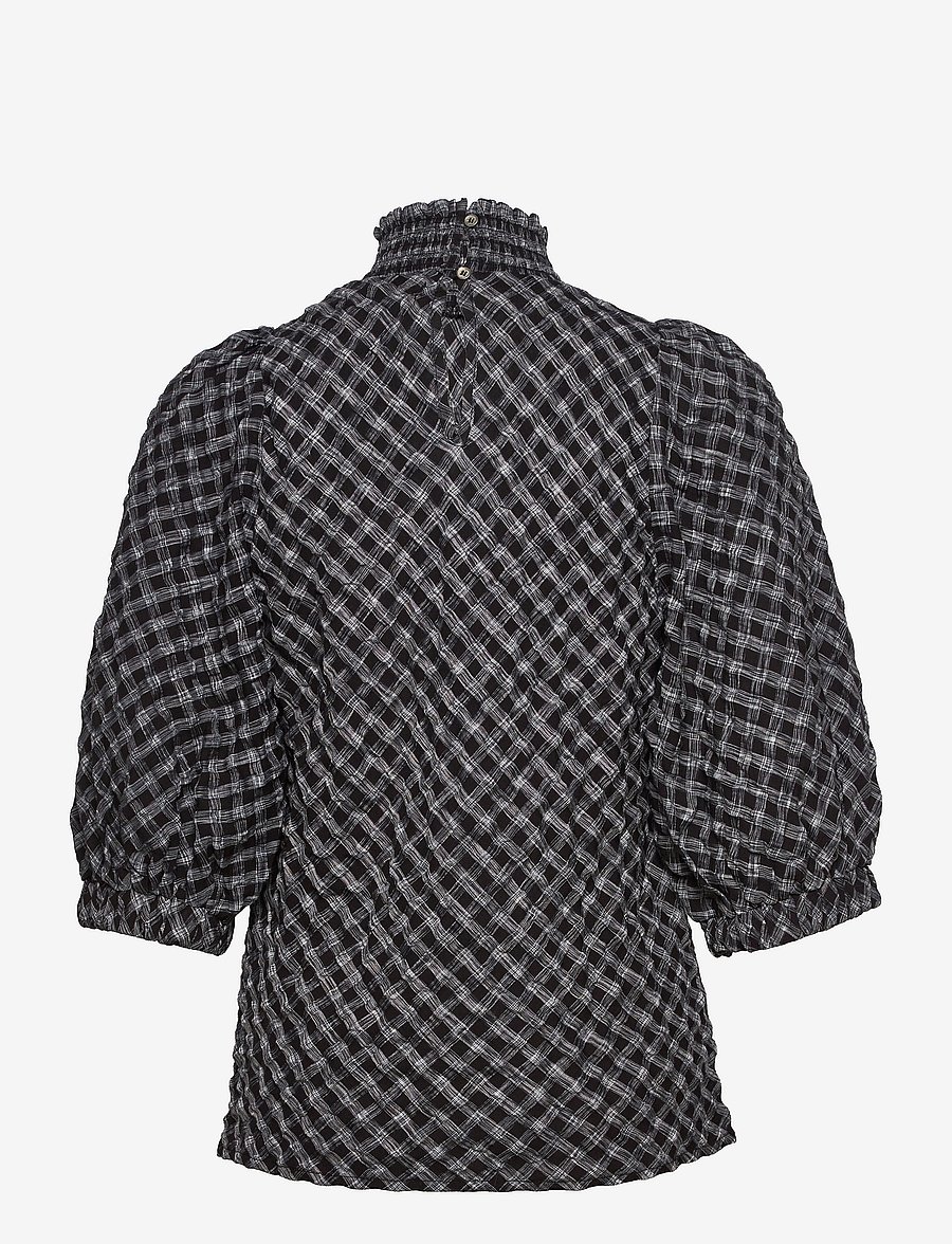 Lollys Laundry - Bobby Top - langärmelige blusen - 79 check print - 1