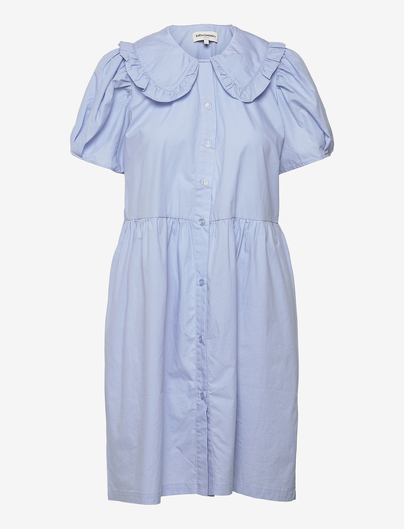 Lollys Laundry - Henrikke Dress - sukienki koszulowe - 22 light blue - 0