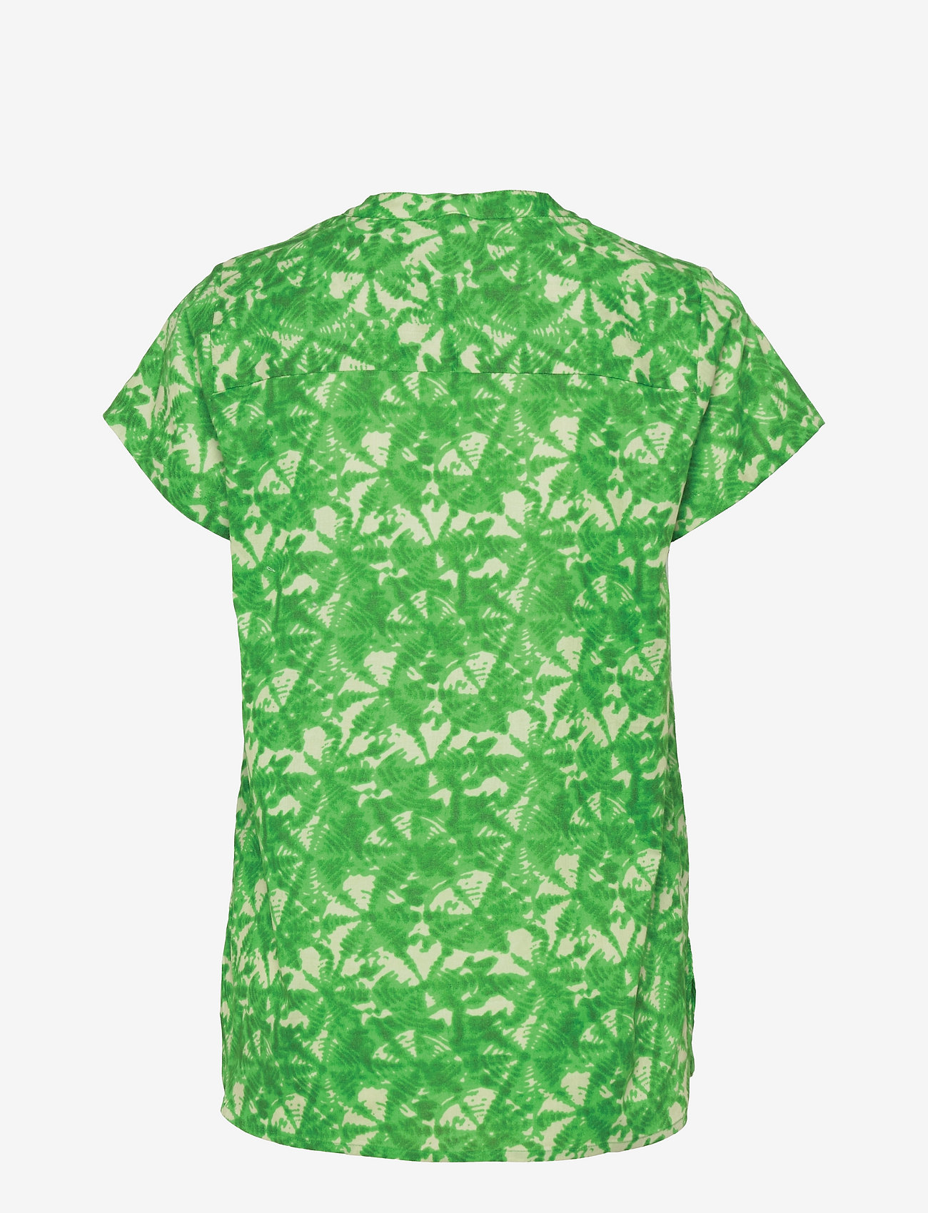 Lollys Laundry - Heather Top - kurzämlige blusen - 40 green - 1