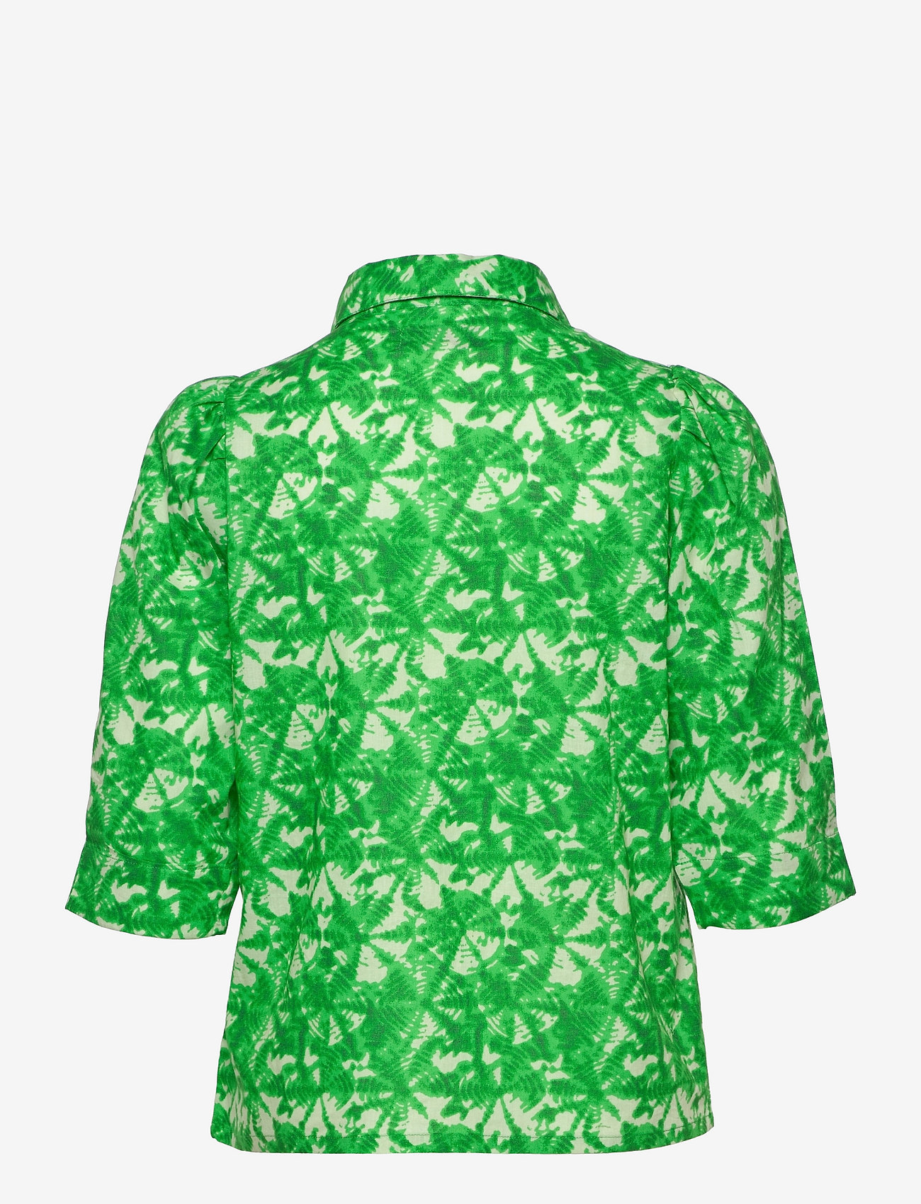 Lollys Laundry - Bono Shirt - short-sleeved shirts - 40 green - 1