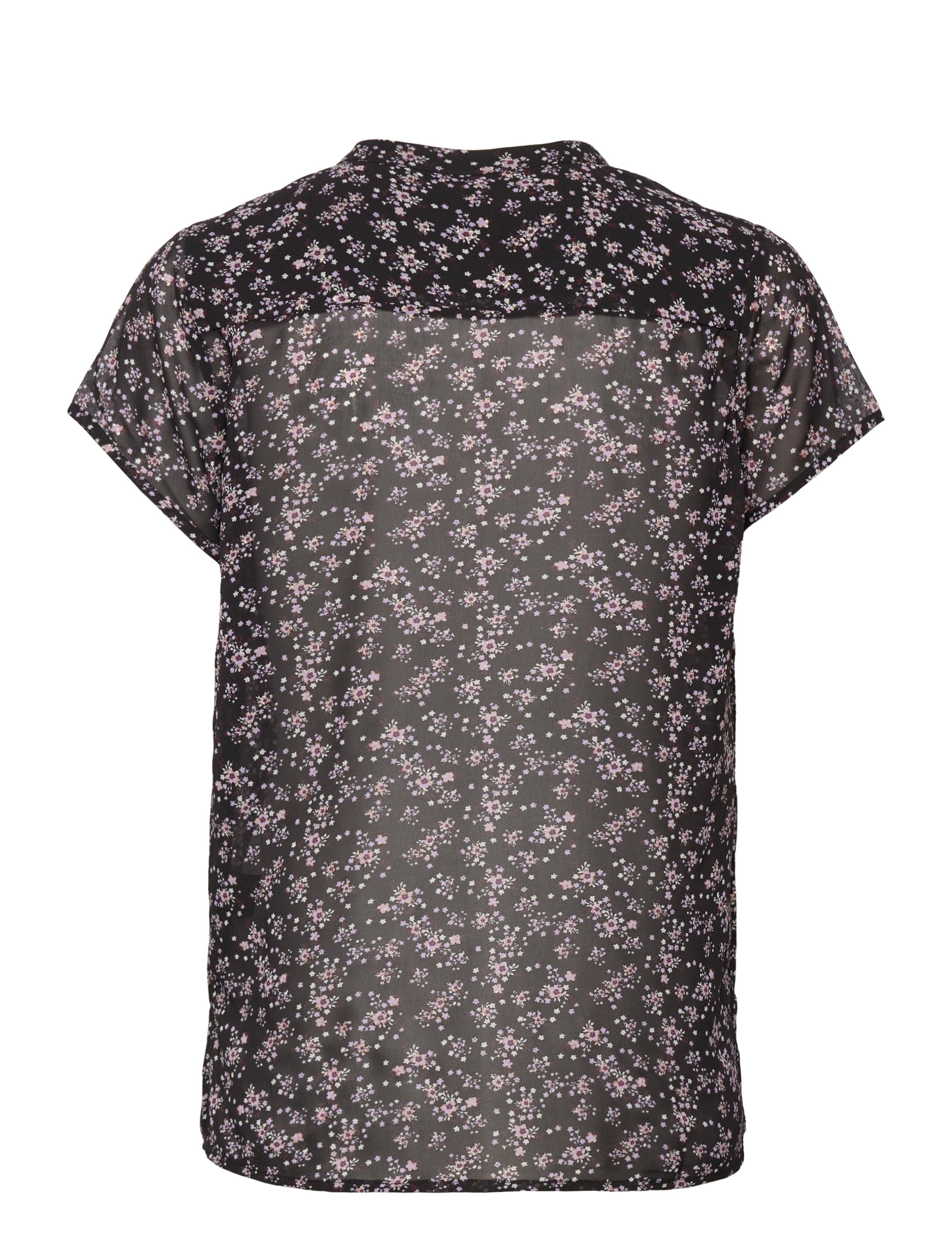 Lollys Laundry - Heather Top - short-sleeved blouses - 99 black - 1