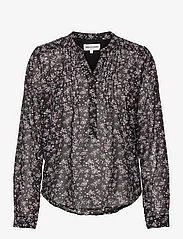 Lollys Laundry - Helena Shirt - langärmlige blusen - 99 black - 0
