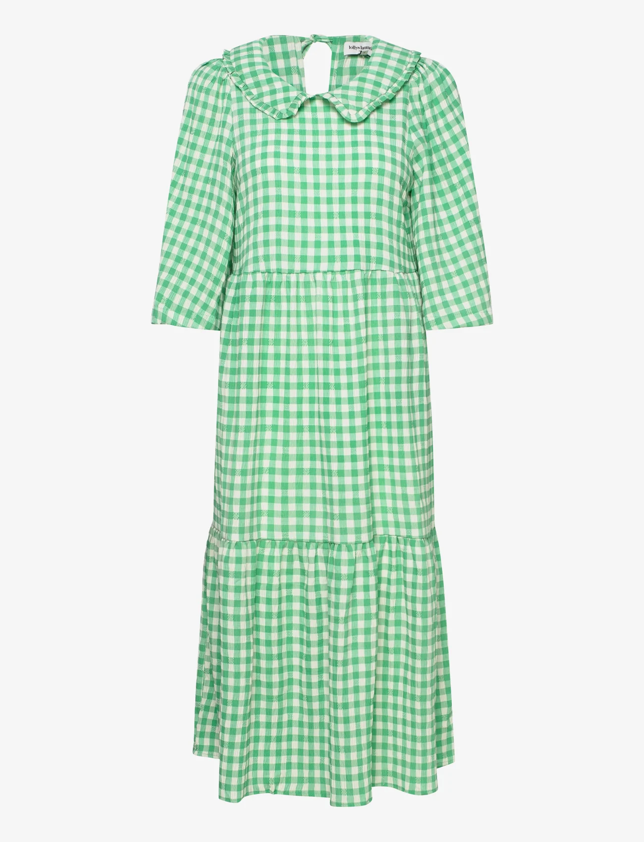 Lollys Laundry - Sonya Dress - sommerkjoler - 40 green - 0