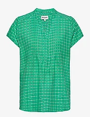 Lollys Laundry - Heather Top - short-sleeved blouses - green - 0