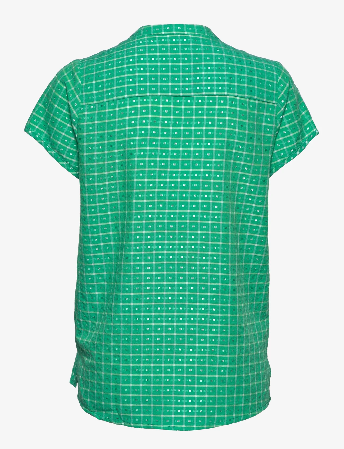 Lollys Laundry - Heather Top - short-sleeved blouses - green - 1