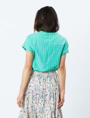 Lollys Laundry - Heather Top - short-sleeved blouses - green - 3