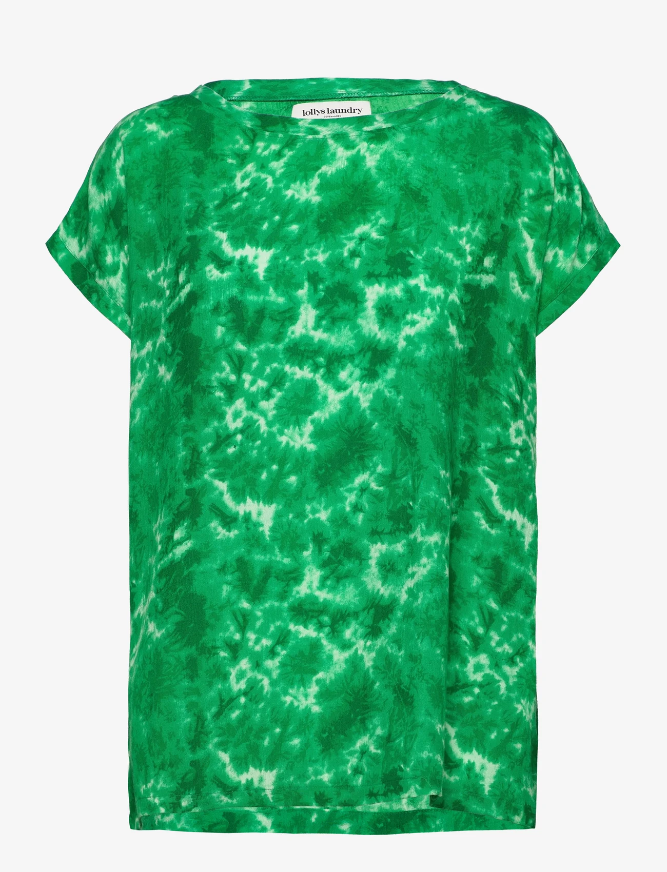 Lollys Laundry - Krystal Top - blouses korte mouwen - green - 0