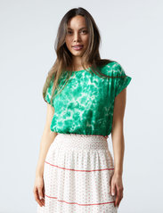 Lollys Laundry - Krystal Top - blouses korte mouwen - green - 2
