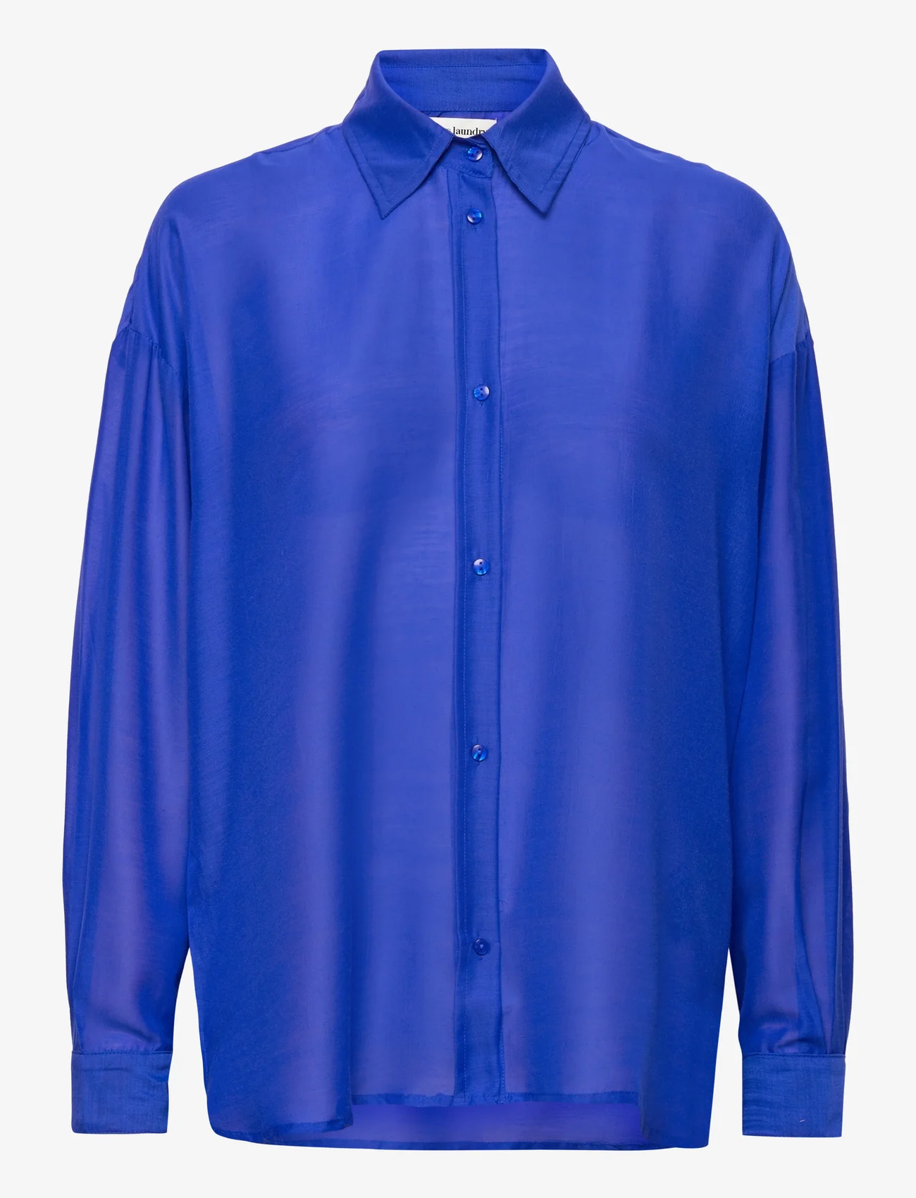 Lollys Laundry - Nola Shirt - koszule z długimi rękawami - 97 neon blue - 0