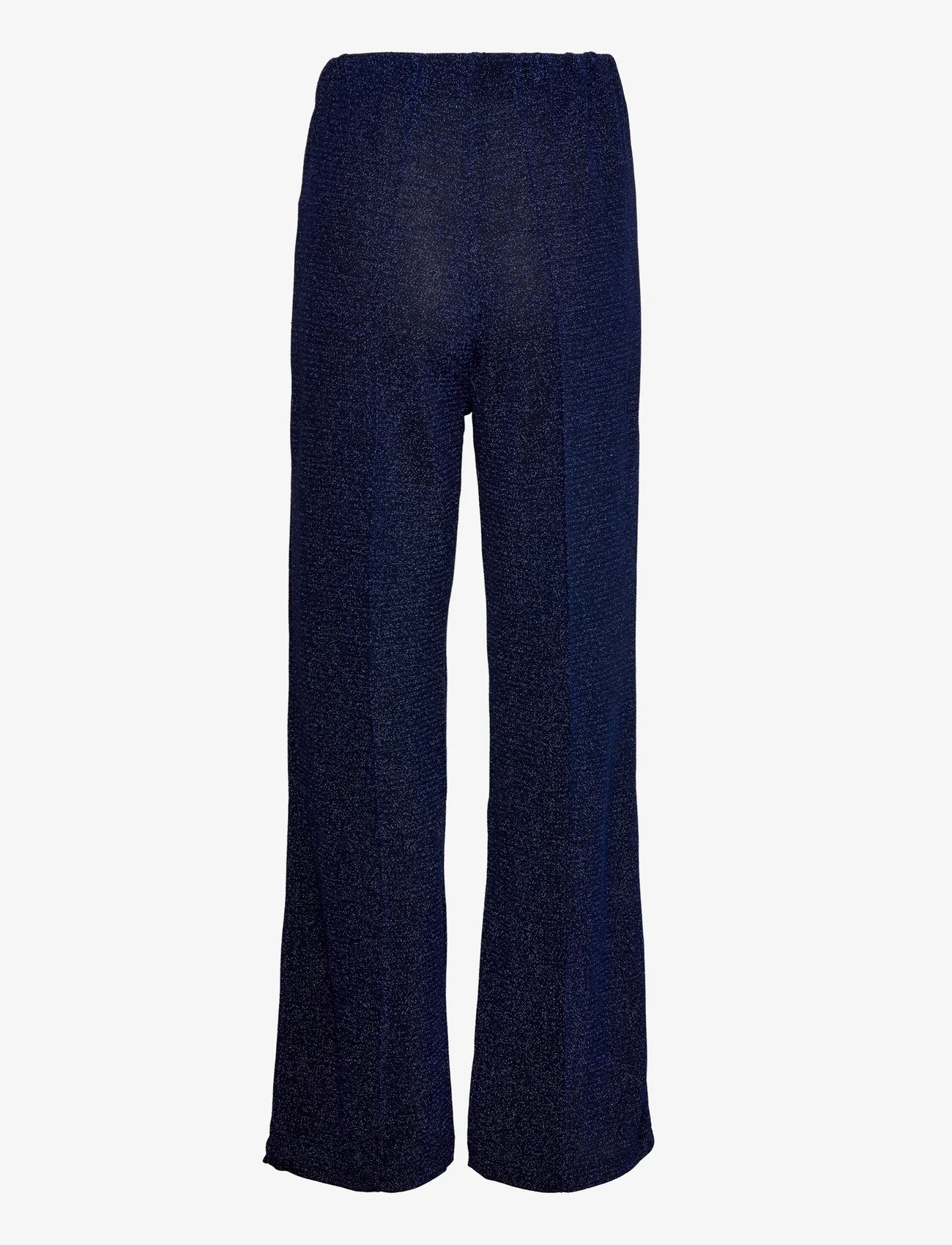 Lollys Laundry - Chile Pants - plačios kelnės - dark blue - 1