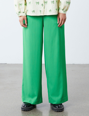 Lollys Laundry - Leo Pants - bukser med brede ben - 40 green - 2