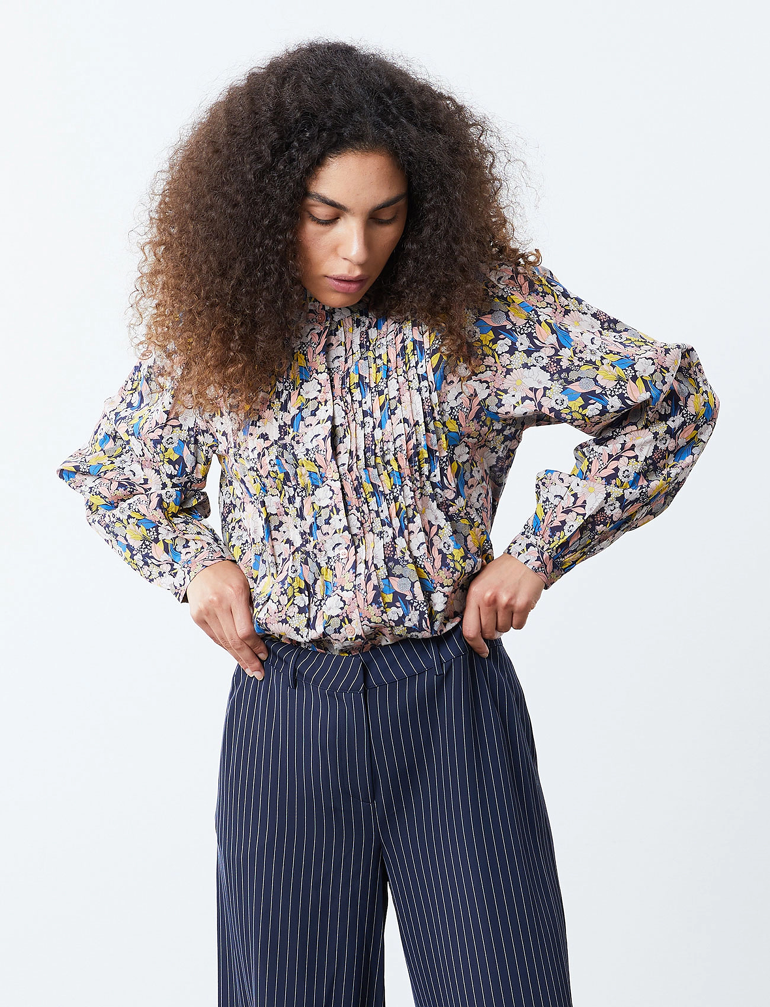 Lollys Laundry - Balu Shirt - 74 flower print - 2