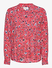 Lollys Laundry - Helena Shirt - långärmade blusar - 74 flower print - 0