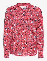 Lollys Laundry - Helena Shirt - long-sleeved blouses - 74 flower print - 0