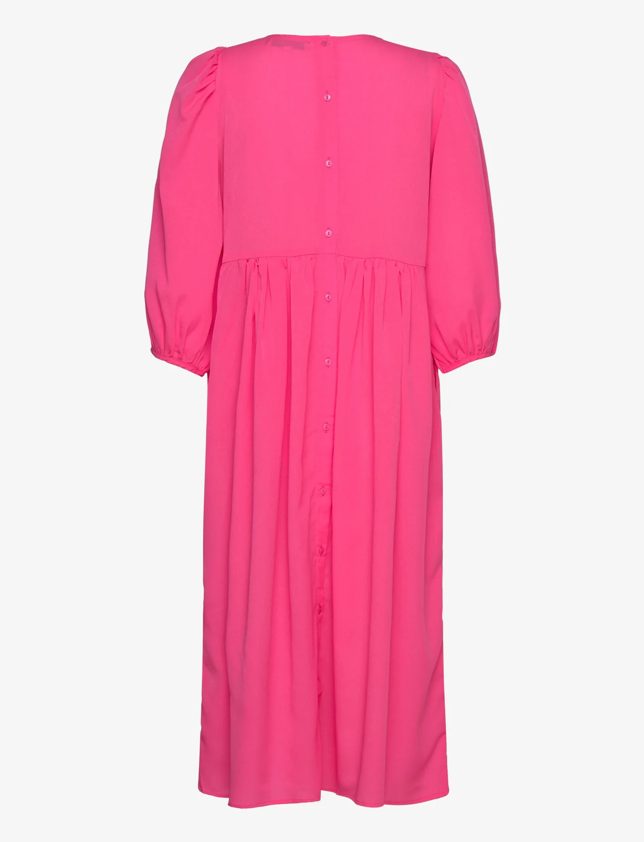 Lollys Laundry - Marion Dress - sukienki do kolan i midi - 98 neon pink - 1