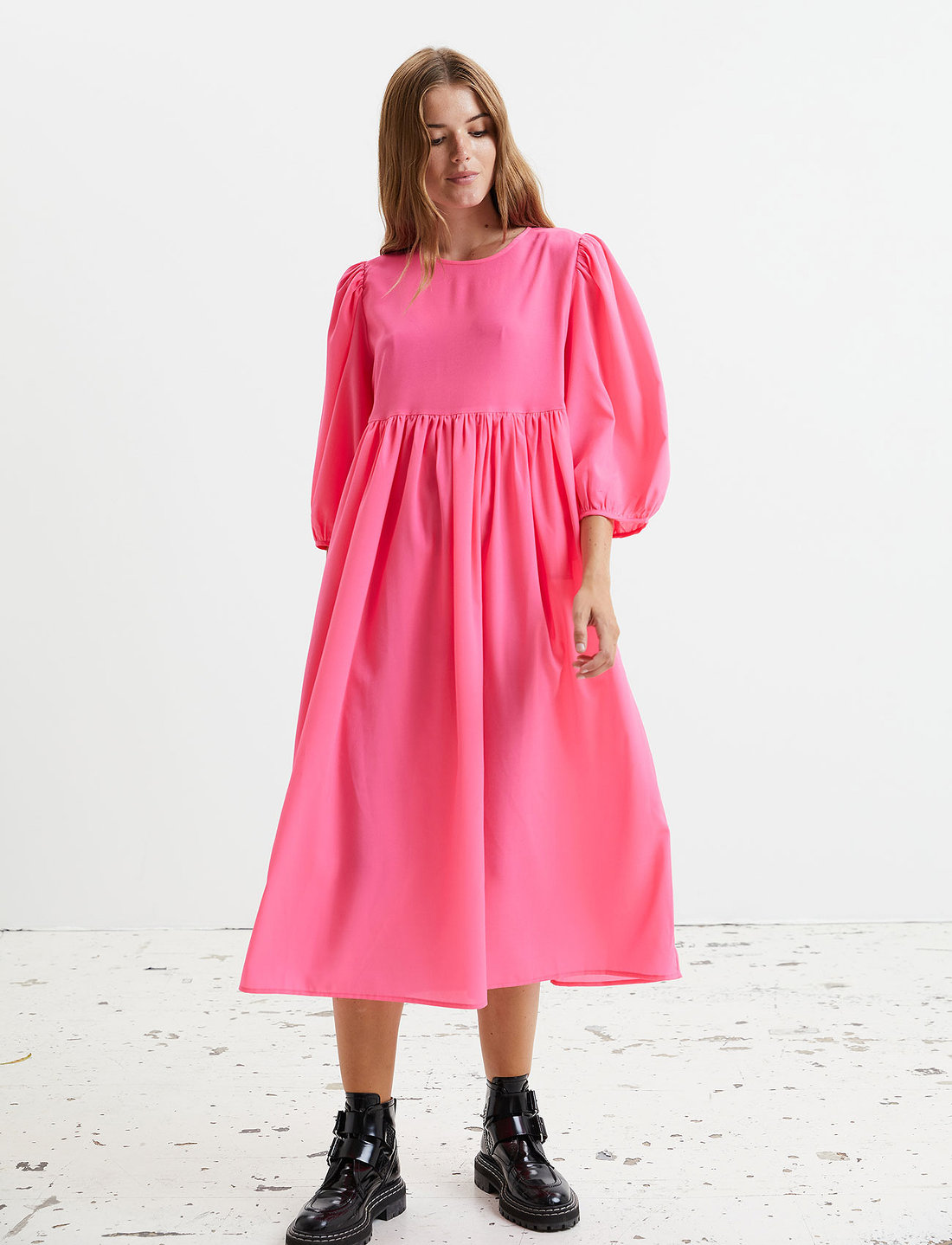 Kvinde klistermærke respons Lollys Laundry Marion Dress - Midi kjoler - Boozt.com