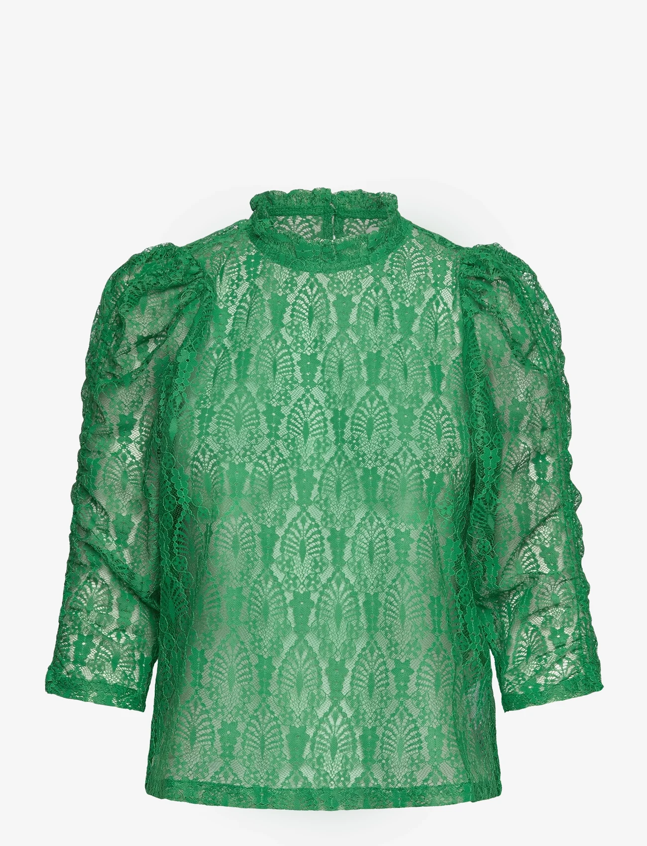 Lollys Laundry - Lilou Blouse - long-sleeved blouses - 40 green - 0