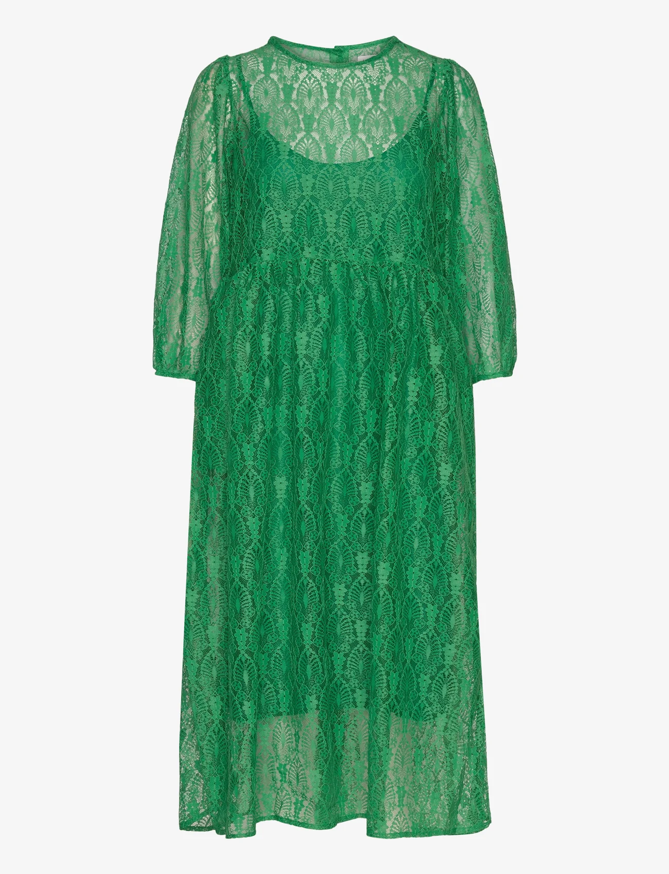 Lollys Laundry - Marion Dress - summer dresses - 40 green - 0
