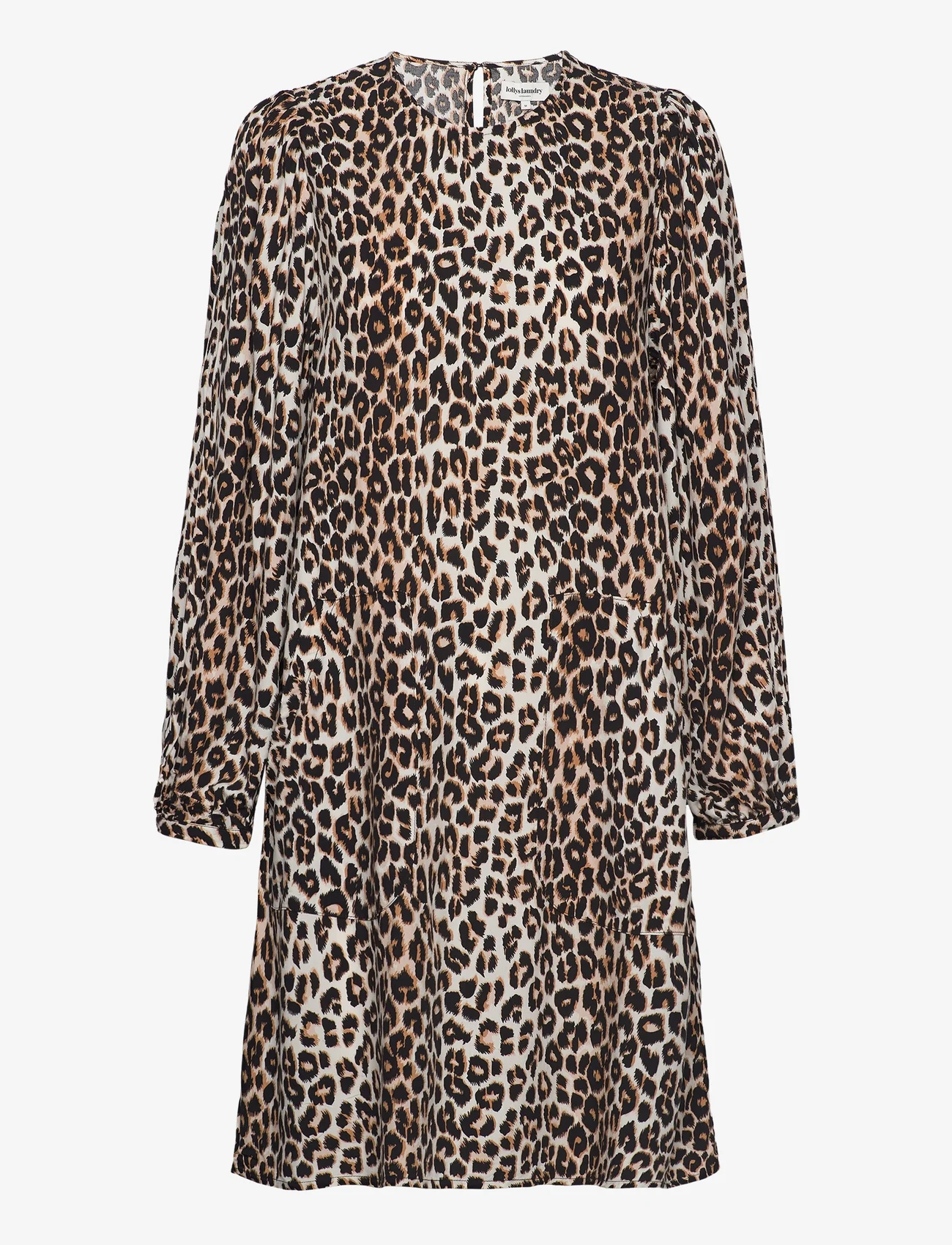 Lollys Laundry - Carla Dress - t-shirt-kleider - 72 leopard print - 0