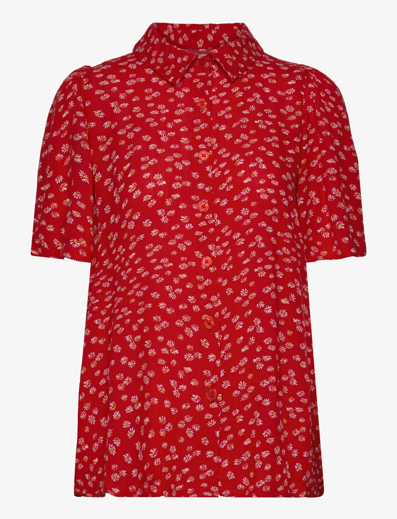Lollys Laundry - Aby Shirt - kortærmede bluser - 74 flower print - 0