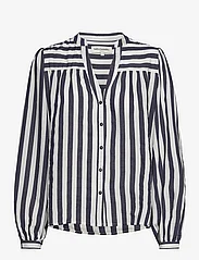 Lollys Laundry - Elif Shirt - langærmede skjorter - 23 dark blue - 0