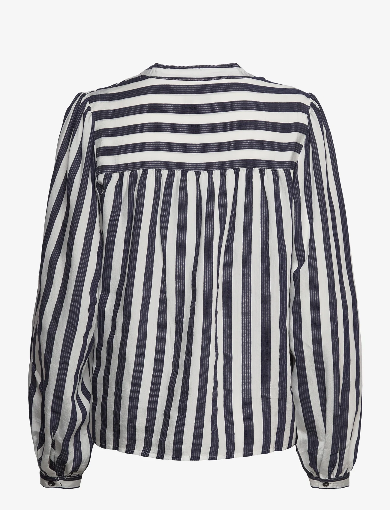 Lollys Laundry - Elif Shirt - long-sleeved shirts - 23 dark blue - 1