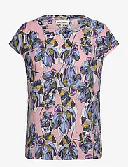 Lollys Laundry - Krystal Top - short-sleeved blouses - 74 flower print - 0