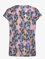 Lollys Laundry - Krystal Top - short-sleeved blouses - 74 flower print - 1