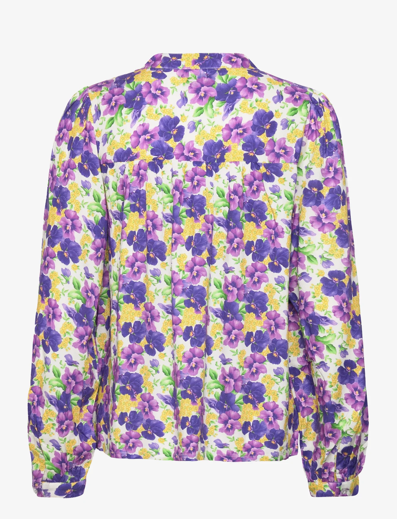 Lollys Laundry - Elif Shirt - long-sleeved blouses - flower print - 1