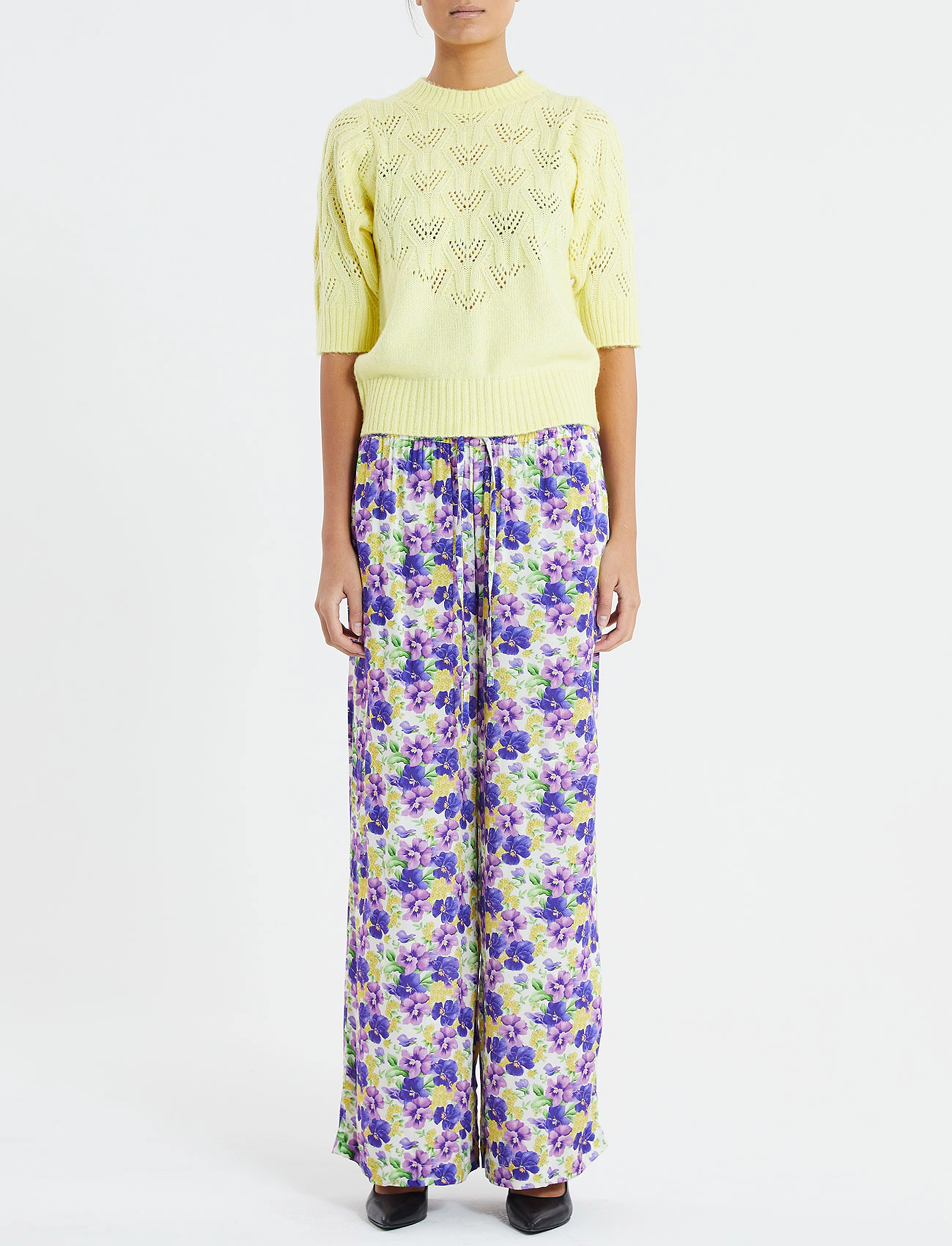 Lollys Laundry Liam Pants - Püksid - FLOWER PRINT / multi