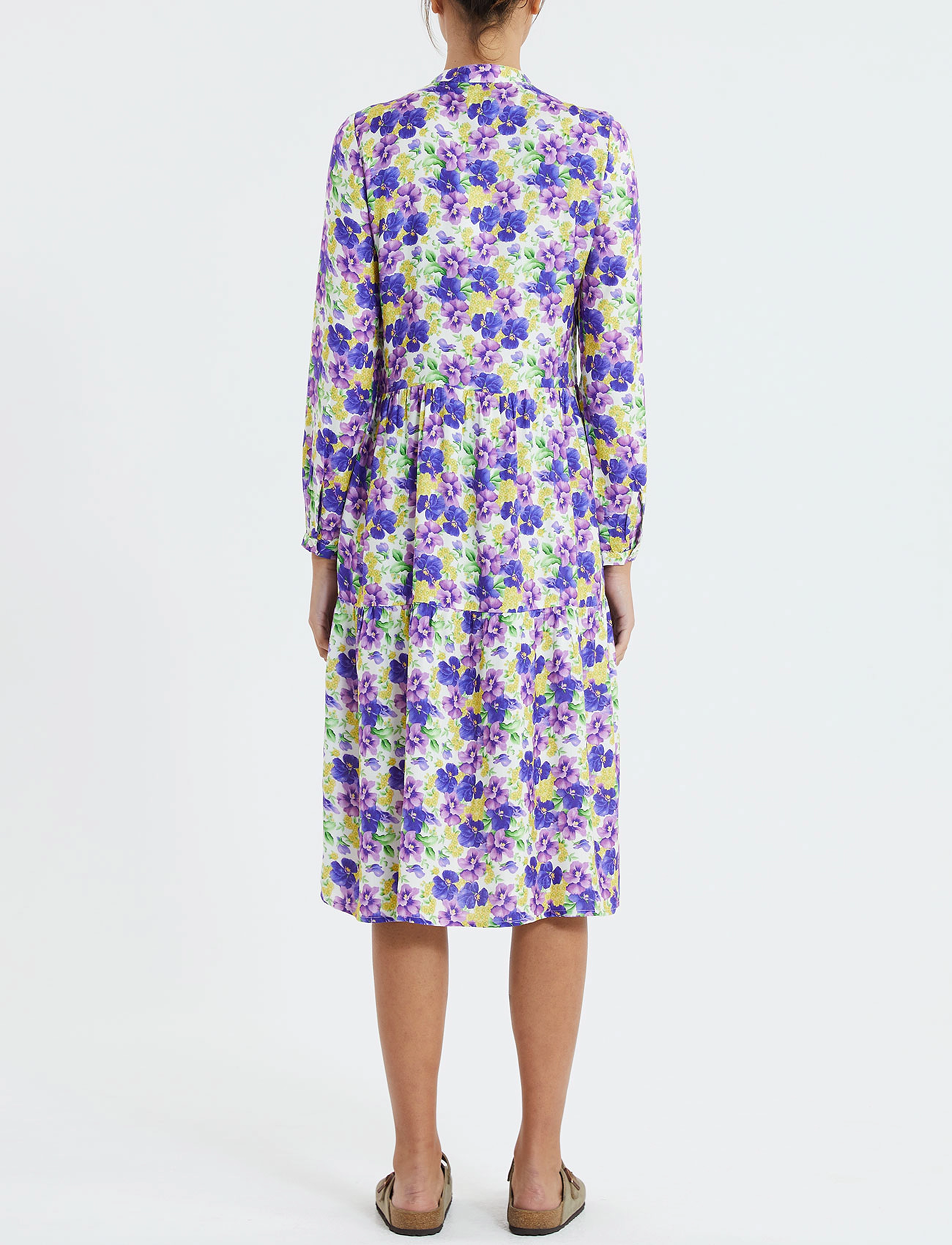 Lollys Laundry - Anita dress - skjortekjoler - flower print - 3