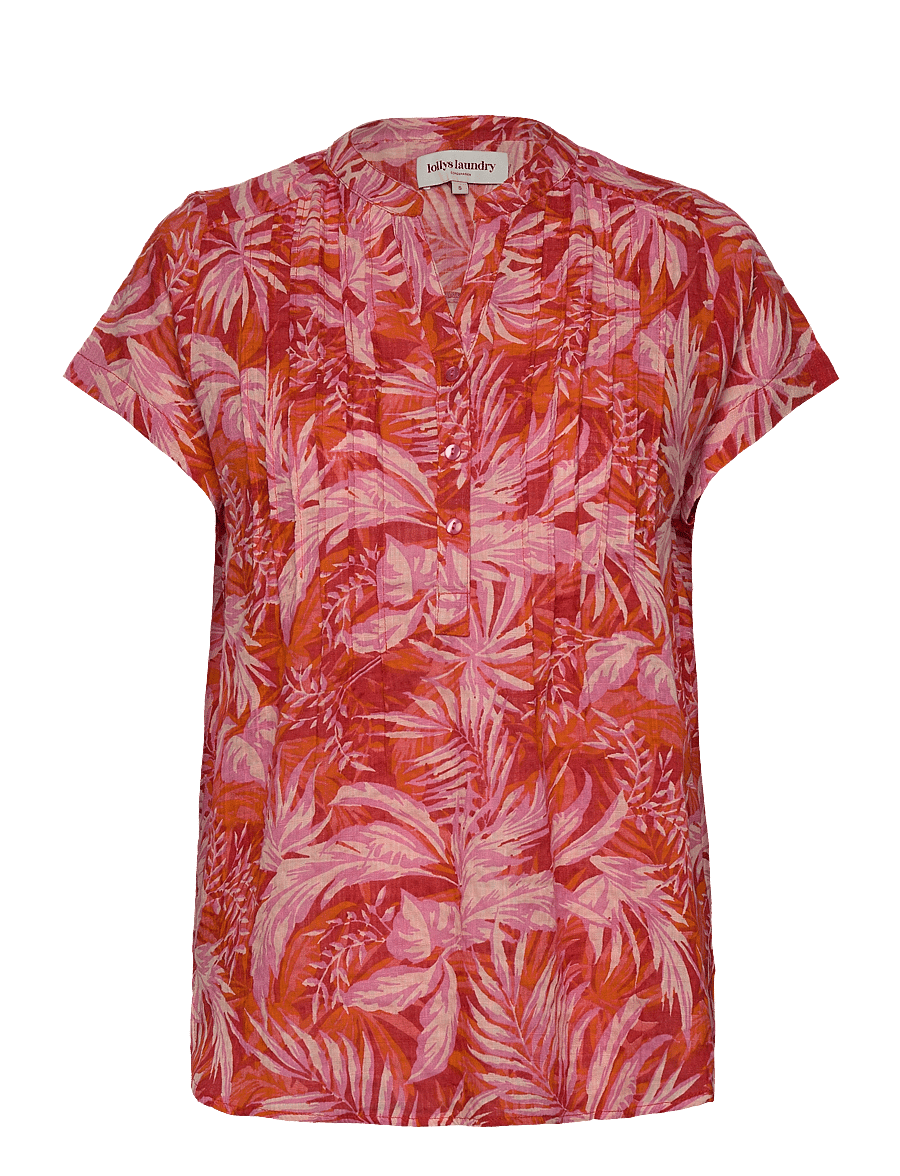 Lollys Laundry - Heather Top - kortärmade blusar - 30 red - 0