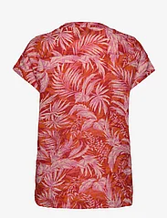 Lollys Laundry - Heather Top - short-sleeved blouses - 30 red - 1