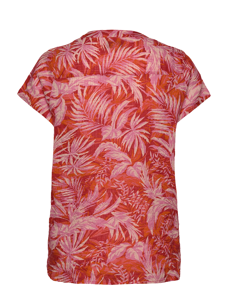 Lollys Laundry - Heather Top - kortärmade blusar - 30 red - 1