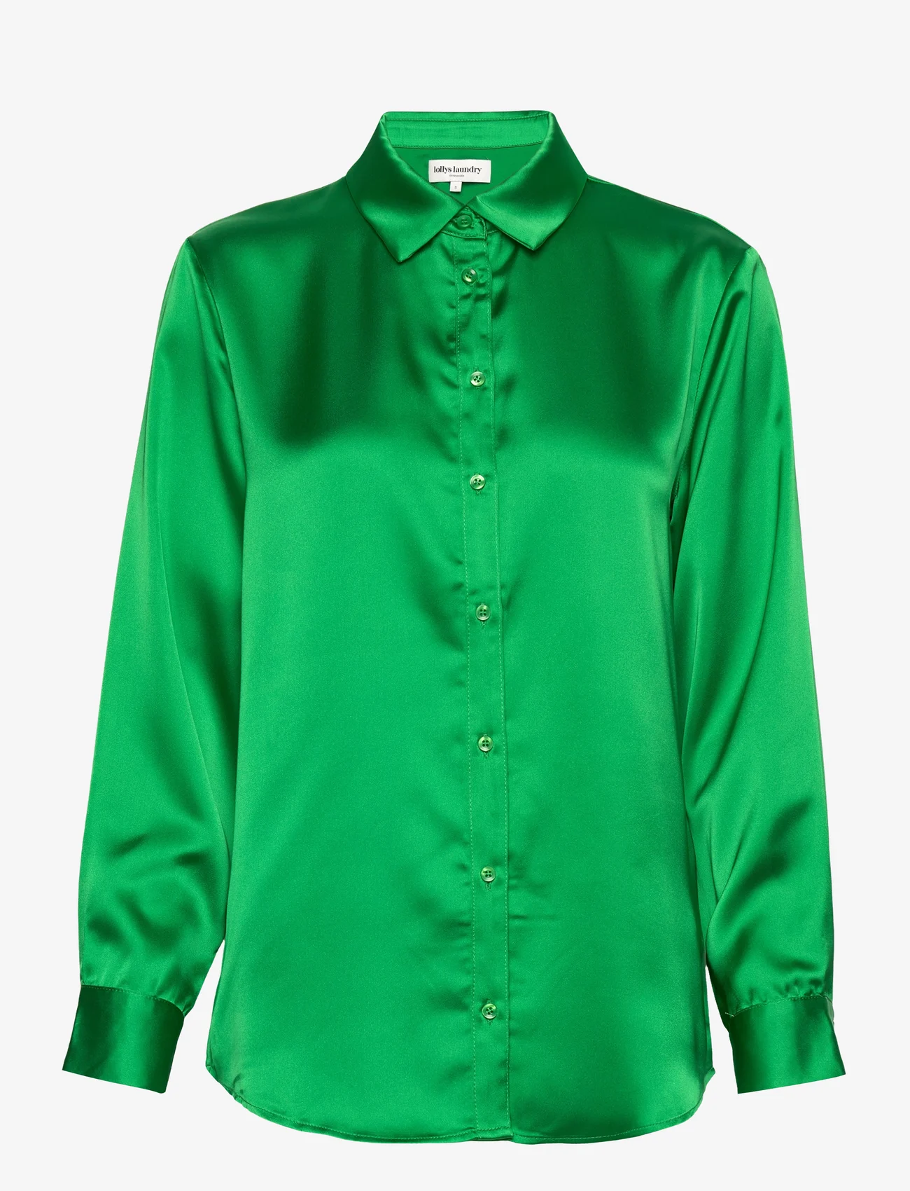Lollys Laundry - Kayla Shirt - long-sleeved shirts - green - 0