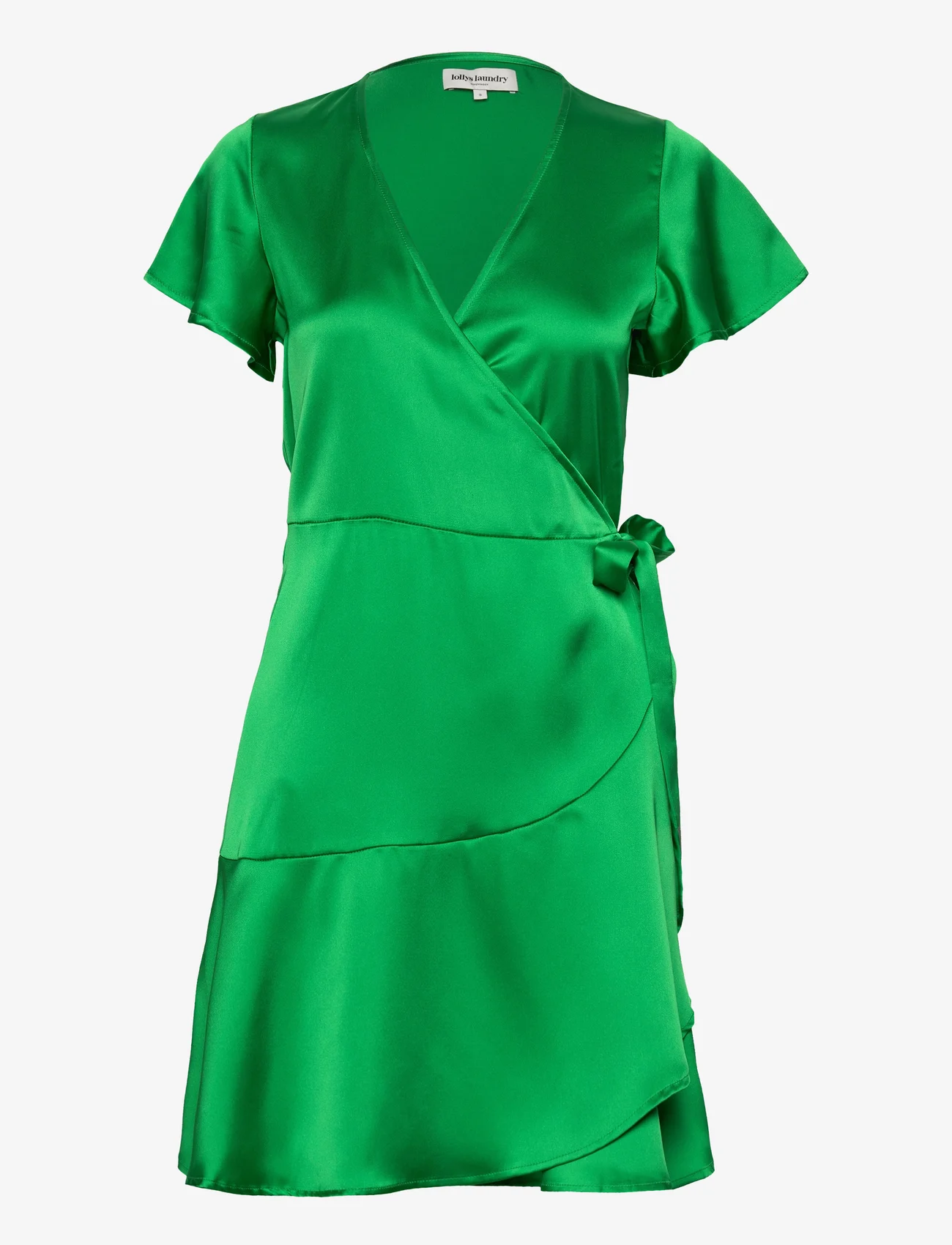 Lollys Laundry - Miranda Wrap around dress - odzież imprezowa w cenach outletowych - green - 0