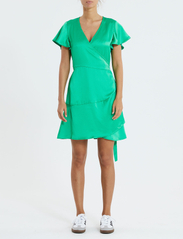Lollys Laundry - Miranda Wrap around dress - festklær til outlet-priser - green - 2