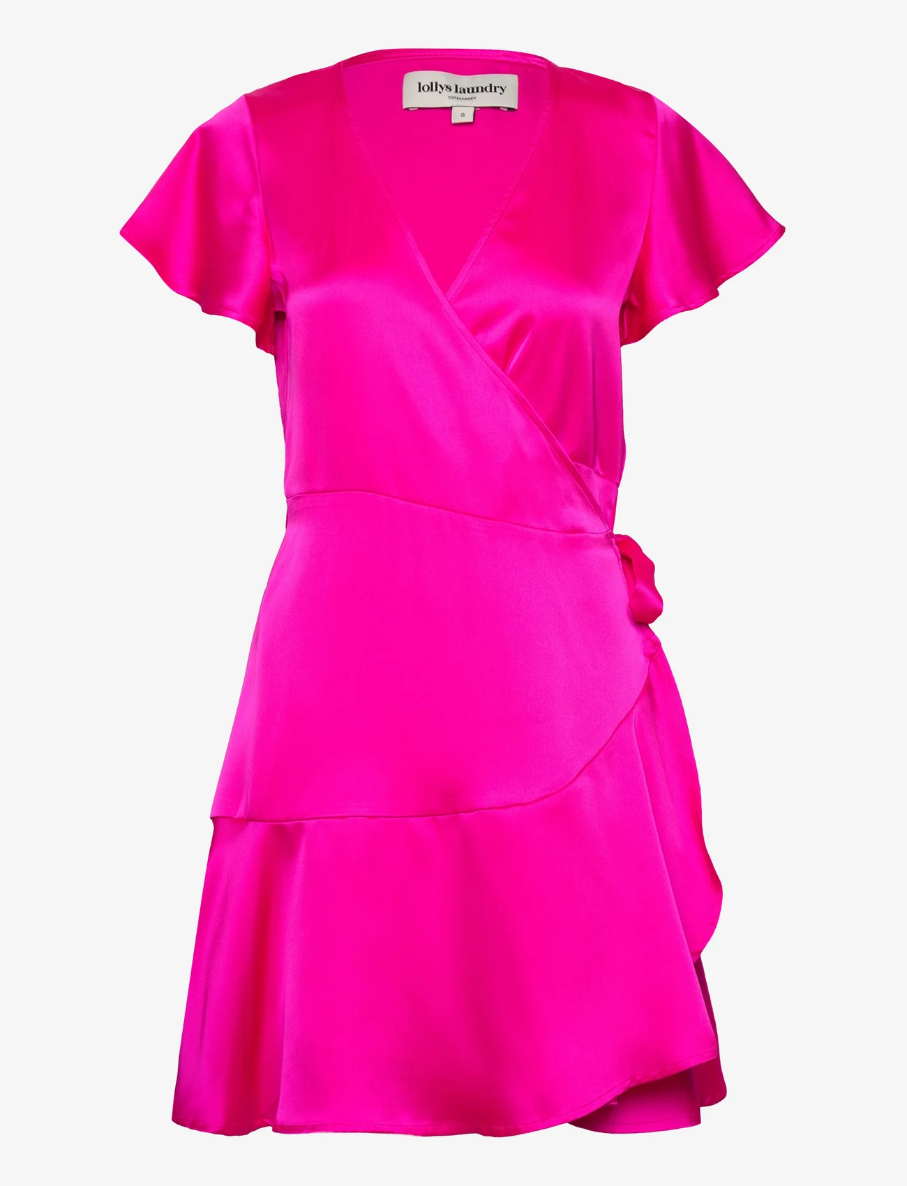 Lollys Laundry - Miranda Wrap around dress - odzież imprezowa w cenach outletowych - pink - 0