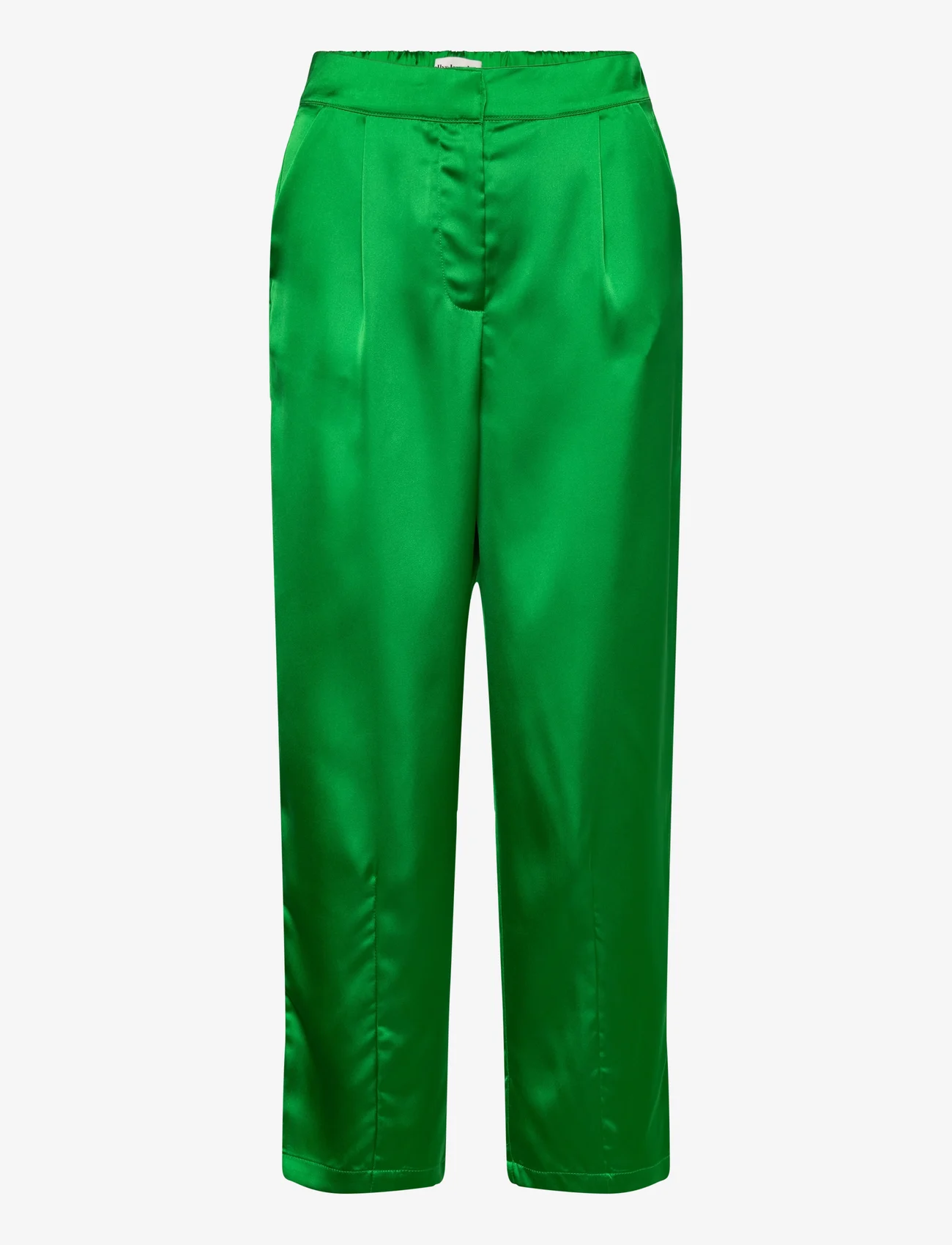 Lollys Laundry - Maisie Pants - tiesaus kirpimo kelnės - green - 0