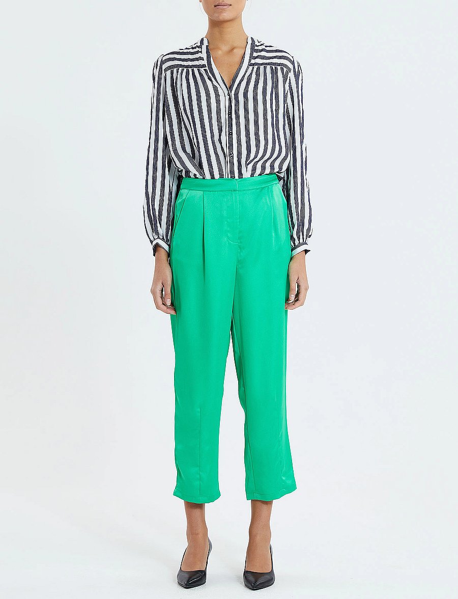 Lollys Laundry - Maisie Pants - hose mit geradem bein - green - 0
